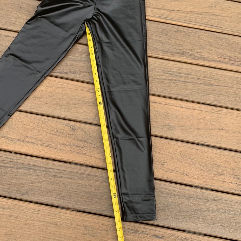 Everbellus Sexy Womens Faux Leather High Waisted Leggings Streetwear Capsule - Picture 5 of 8